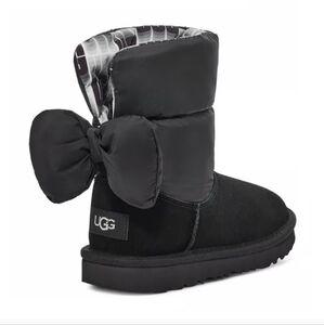 UggT Bailey Bow Black Boots - 3